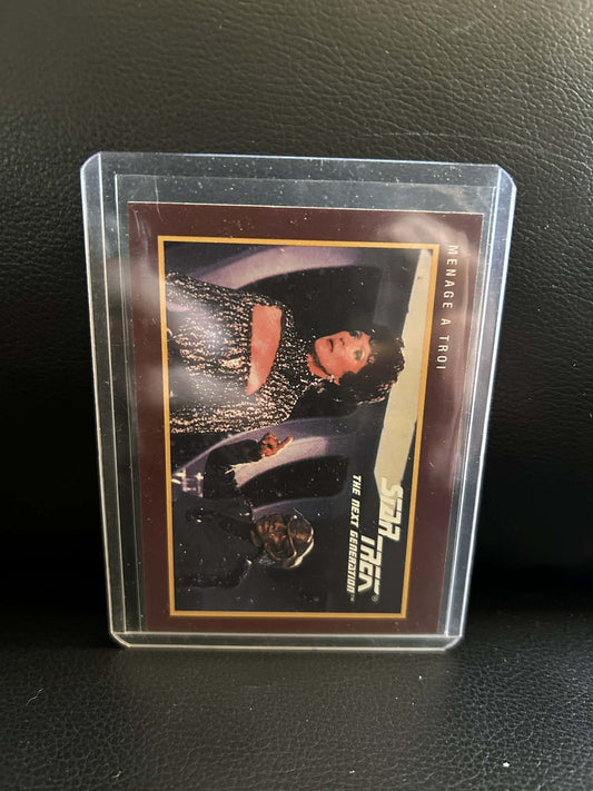 Menage A Troi #222 Star Trek 25th Anniversary Series 2 Star Trek Near Mint Sammelkarte