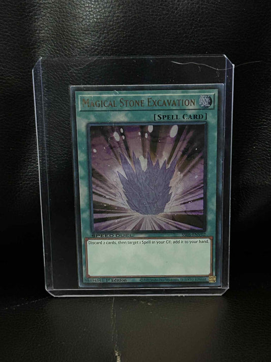 Magical Stone Excavation - SS05-ENV02 - Ultra Rare - 1st Edition Speed Duel Star