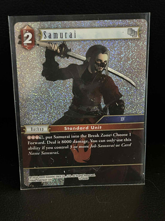 Samurai - 12-009C - Foil Opus XII: Crystal Awakening Final Fantasy Lightly Playe