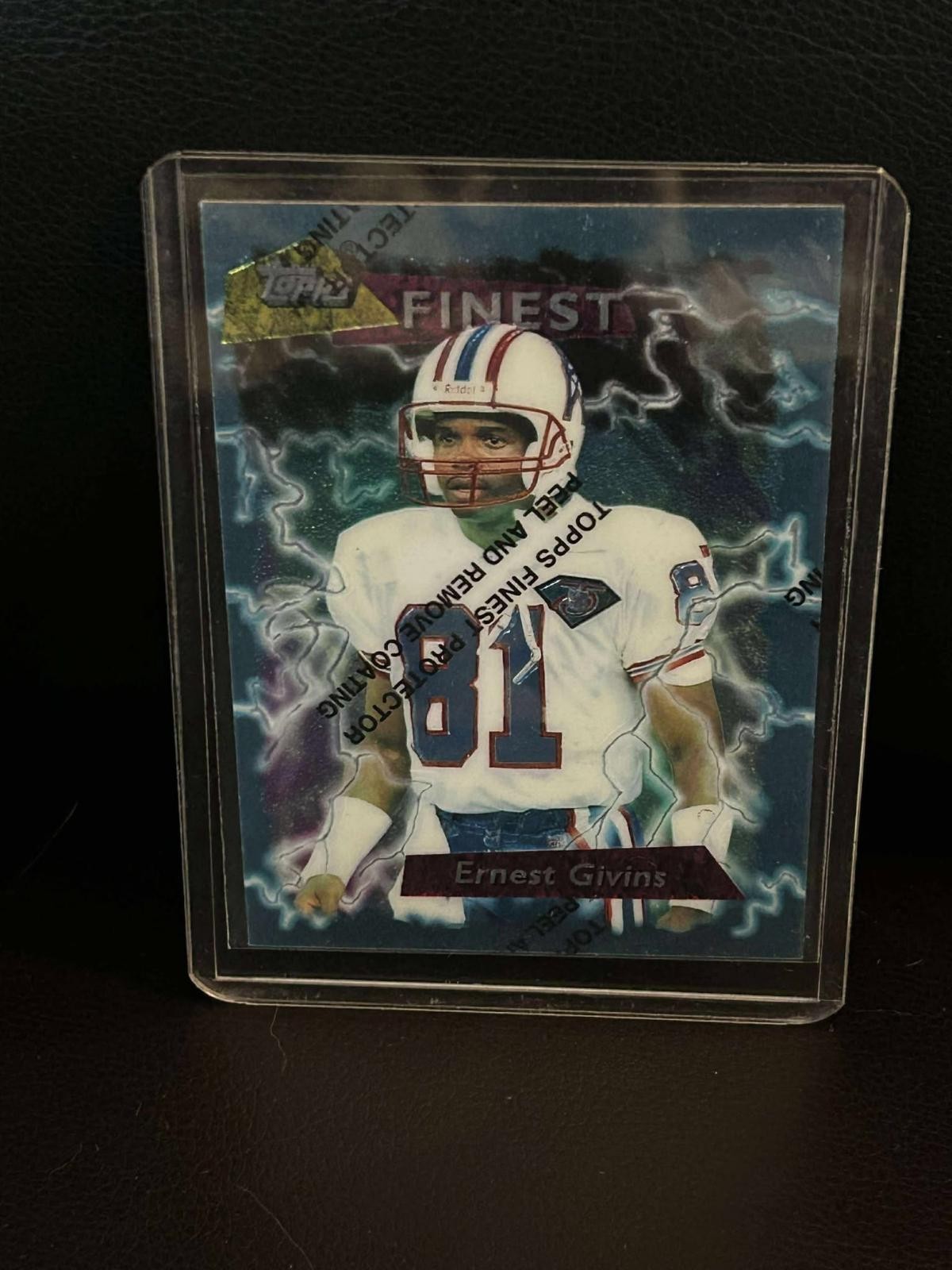 Ernest Givins [Refractor] #126 | 1995 Topps Finest 1995 Topps Finest Football Li Sammelkarte