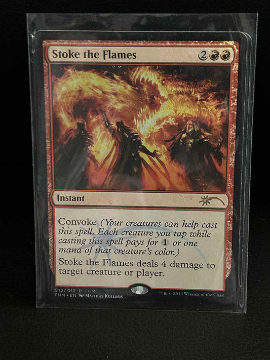 Stoke the Flames - Foil FNM 2014 FNM Promos Magic: the Gathering Lightly Played,
