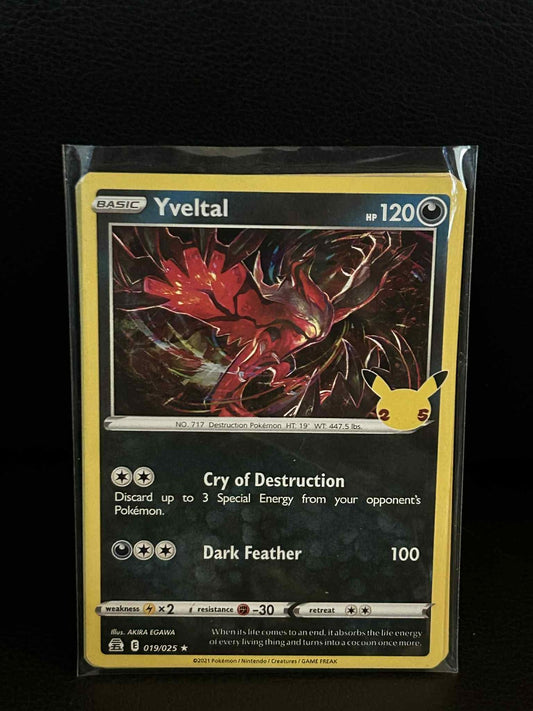Yveltal - 019/025 - Holo Rare Celebrations Pokemon Lightly Played, English