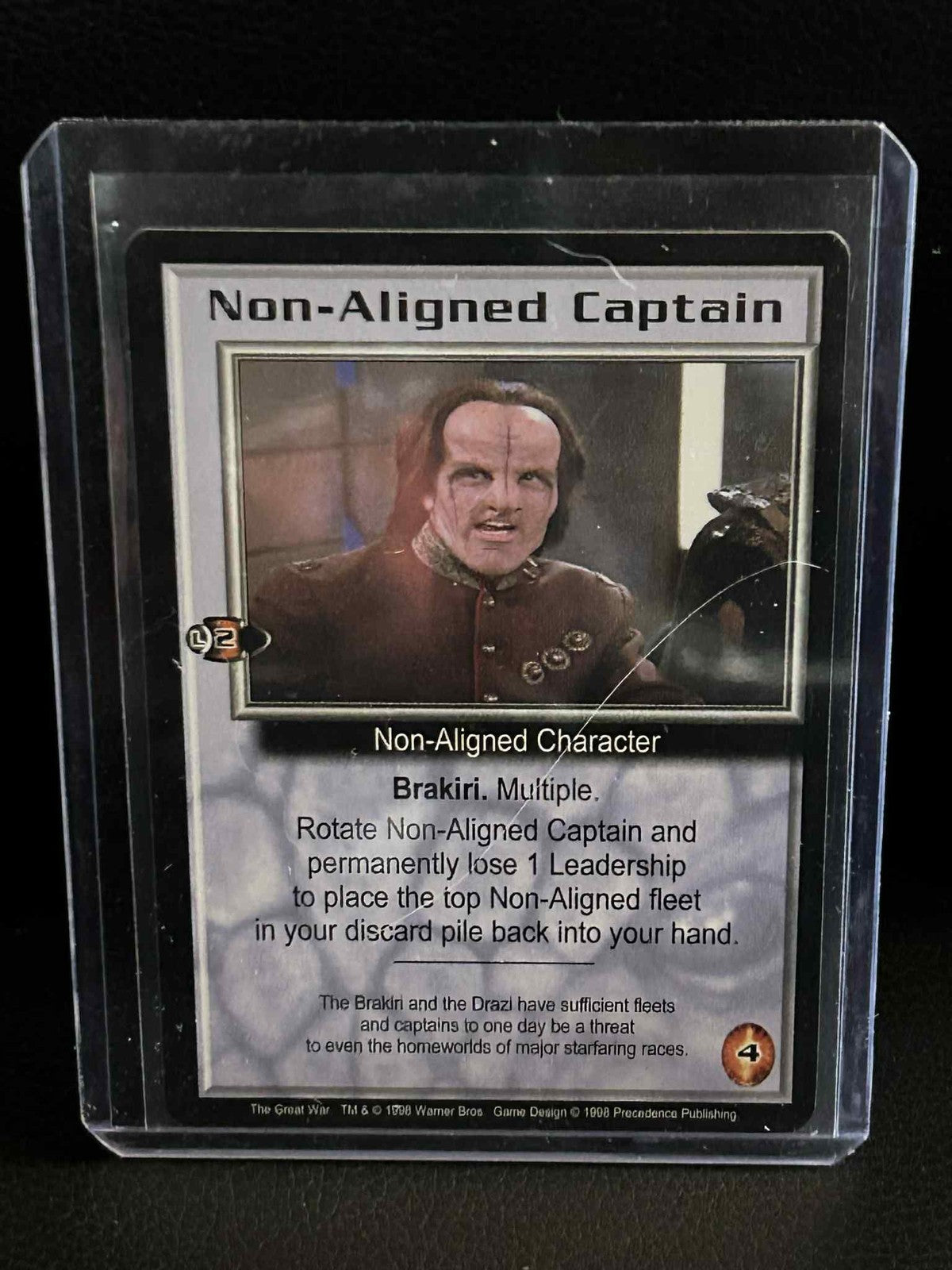 Non-Aligned Captain The Great War Babylon 5 Light Play