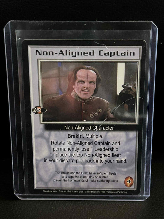 Non-Aligned Captain The Great War Babylon 5 Light Play