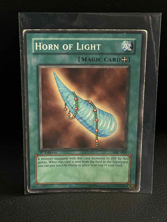 Horn of Light - MRL-004 - Common - 1st Edition Magic Ruler Yu-Gi-Oh! Moderately