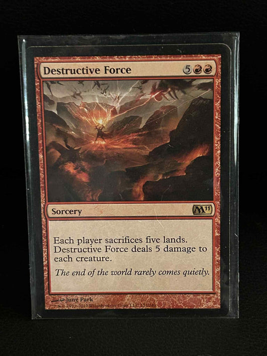 Destructive Force Magic 2011 Magic: The Gathering Lightly Played, English