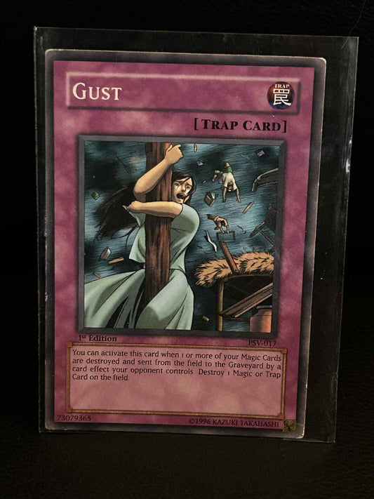 Gust - PSV-017 - Common - 1st Edition Pharaoh's Servant Yu-Gi-Oh! Moderately Pla