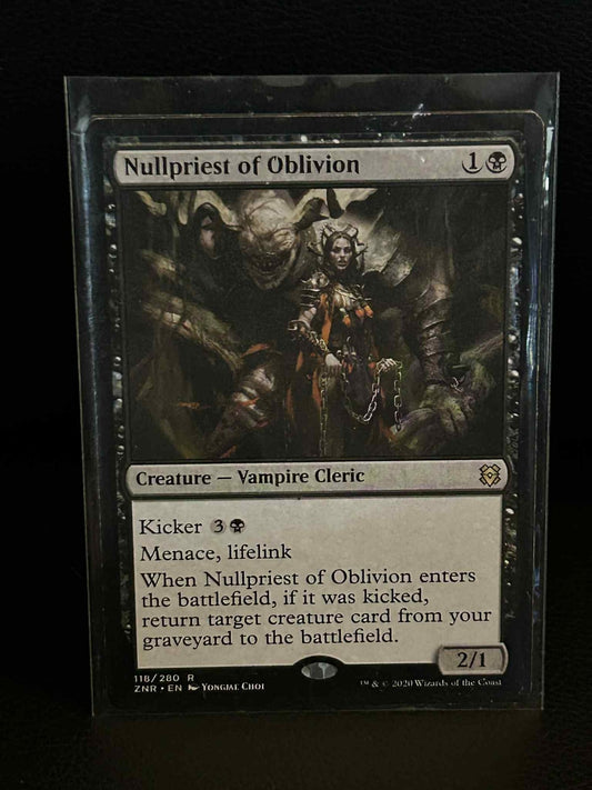 Nullpriest of Oblivion Zendikar Rising Magic: The Gathering Lightly Played, Engl
