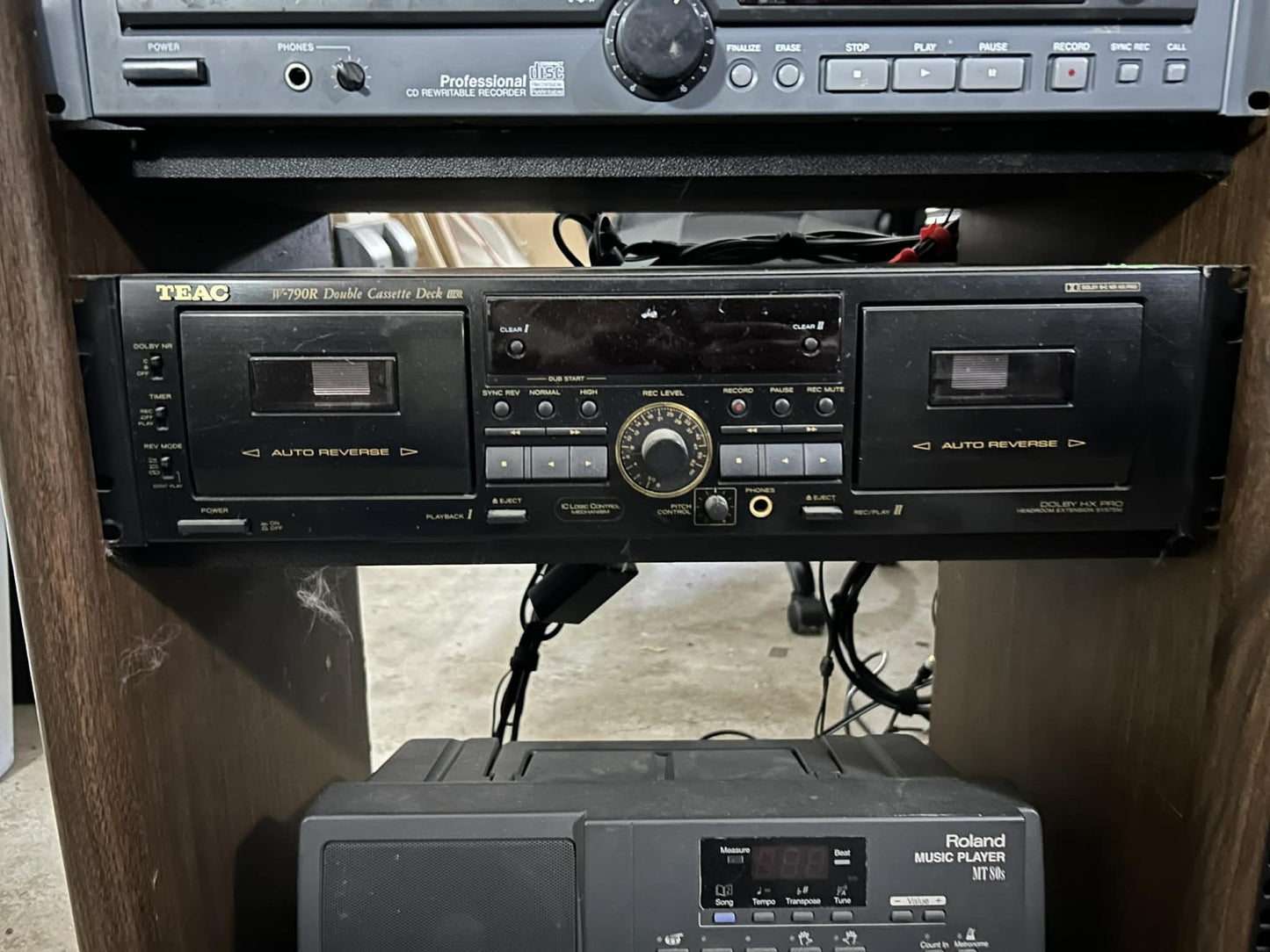 TEAC W-790R Double Cassette Deck Player Recorder