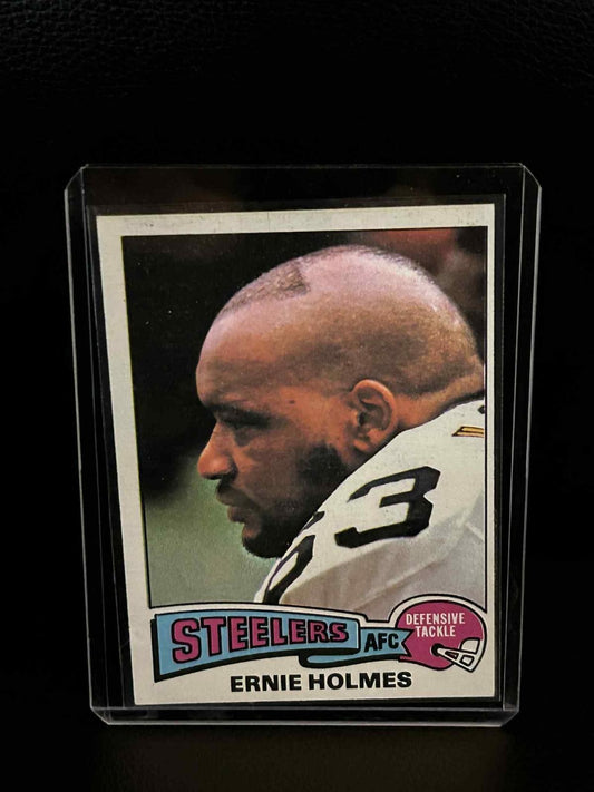 Ernie Holmes #328 | 1975 Topps 1975 Topps Football Leicht bespielte Sammelkarte