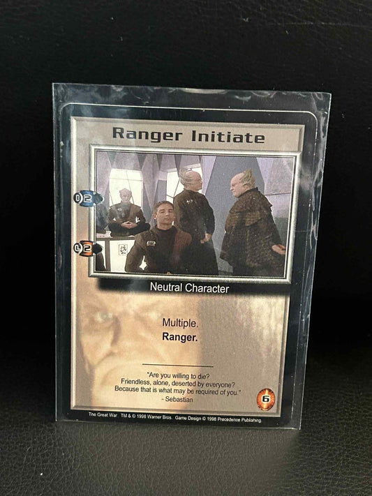 Ranger Initiate The Great War Babylon 5 Light Play