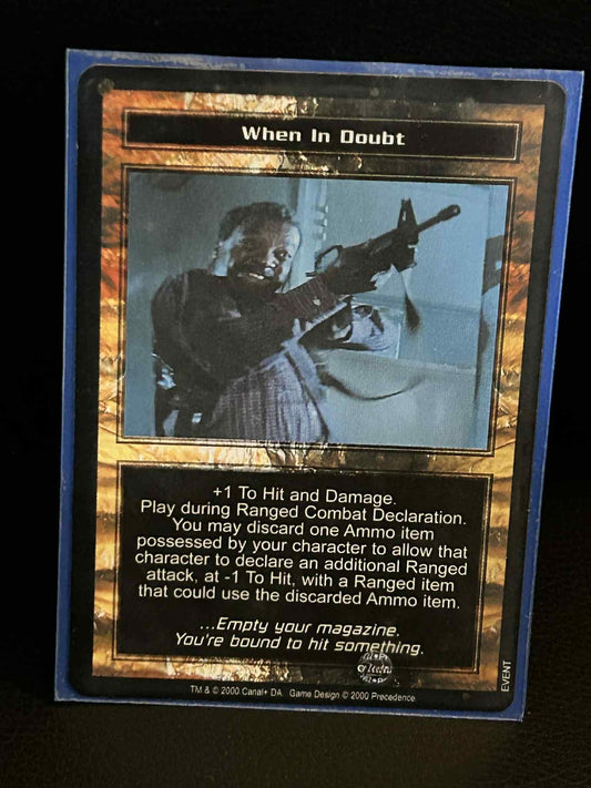 When In Doubt Base Set Terminator Light Play