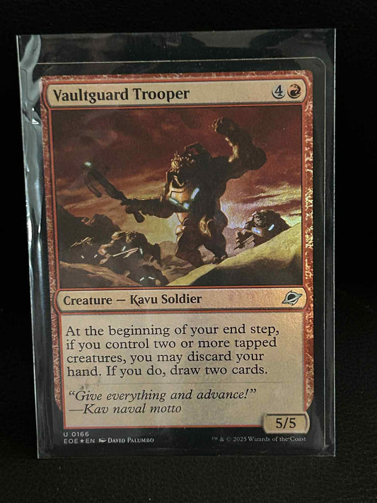 Vaultguard Trooper - Foil Edge of Eternities Magic: The Gathering Lightly Played