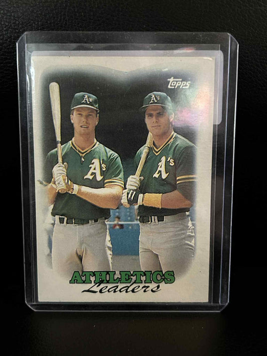 Mark Mcgwire, Jose Canseco #759 1988 Topps Baseball