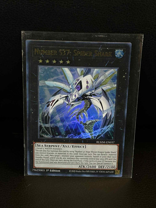 Number S37: Spider Shark - BLMM-EN037 - Ultra Rare - 1st Edition Battles of Lege