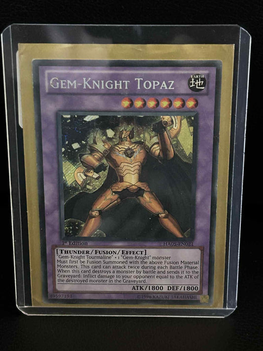 Gem-Knight Topaz - HA05-EN021 - Secret Rare - 1st Edition Hidden Arsenal 5 Yu-Gi