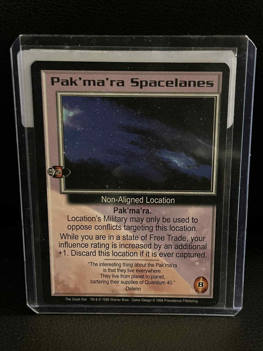 Pak'ma'ra Spacelanes The Great War Babylon 5 Light Play