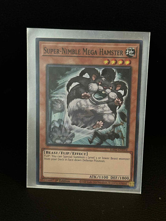 Super-Nimble Mega Hamster - RA02-EN004 - Super Rare - 1st Edition 25th Anniversa