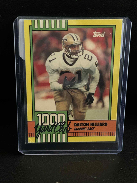 Dalton Hilliard [Disclaimer Back] #9 | 1990 Topps 1000 Yard Club Football