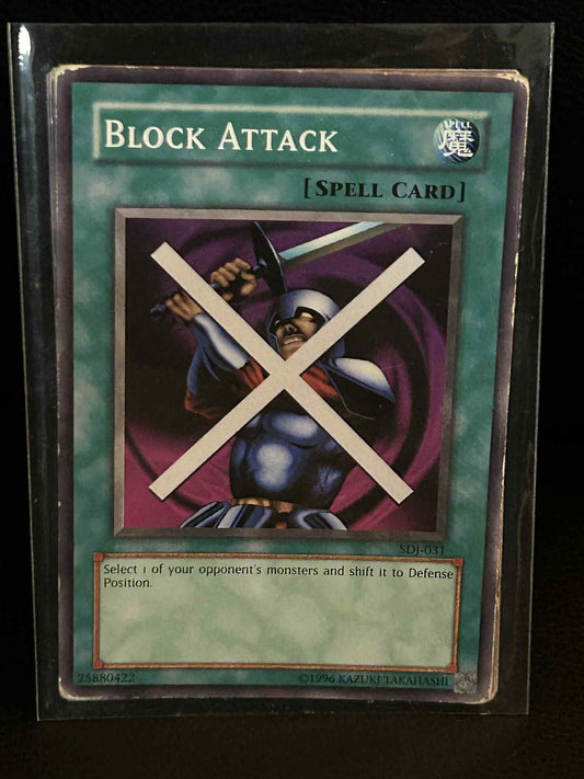 Block Attack - SDJ-031 - Common - Unlimited Edition Starter Deck: Joey Yu-Gi-Oh!