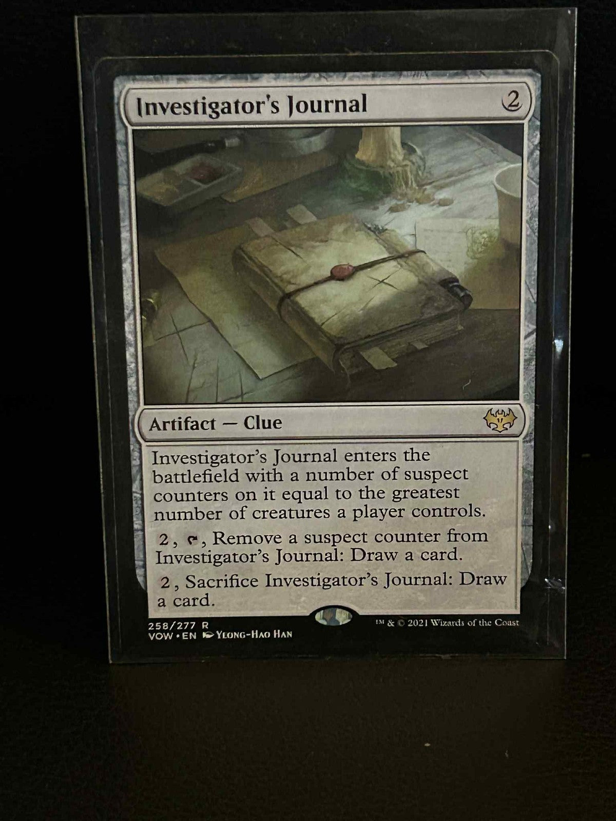 Investigator's Journal Innistrad: Crimson Vow Magic: The Gathering Lightly Playe