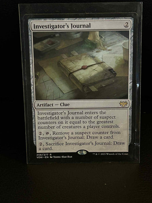 Investigator's Journal Innistrad: Crimson Vow Magic: The Gathering Lightly Playe