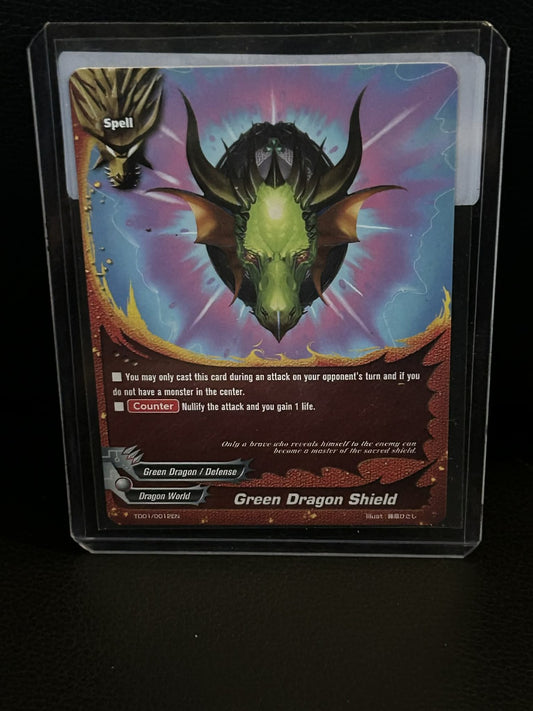 Green Dragon Shield - TD01/0012EN - C Trial Deck 1: Dominant Dragons Future Card