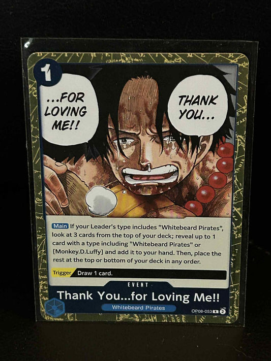Thank You...for Loving Me!! - OP08-053 - R - Foil Two Legends One Piece