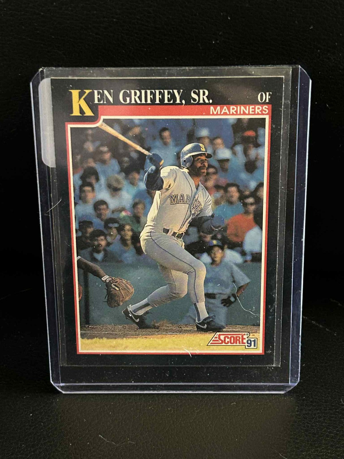 Ken Griffey Sr. #835 1991 Score Baseball Moderately Played