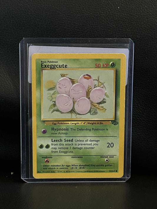 Exeggcute - 52/64 - Common - Unlimited Edition Jungle Pokemon Moderately Played,