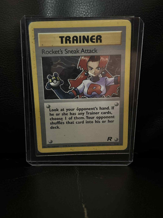 Rocket's Sneak Attack - 72/82 - Rare - Unlimited Edition Team Rocket Pokemon Lig