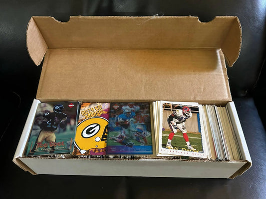 500 Card Football Mystery Repack Bundle Box