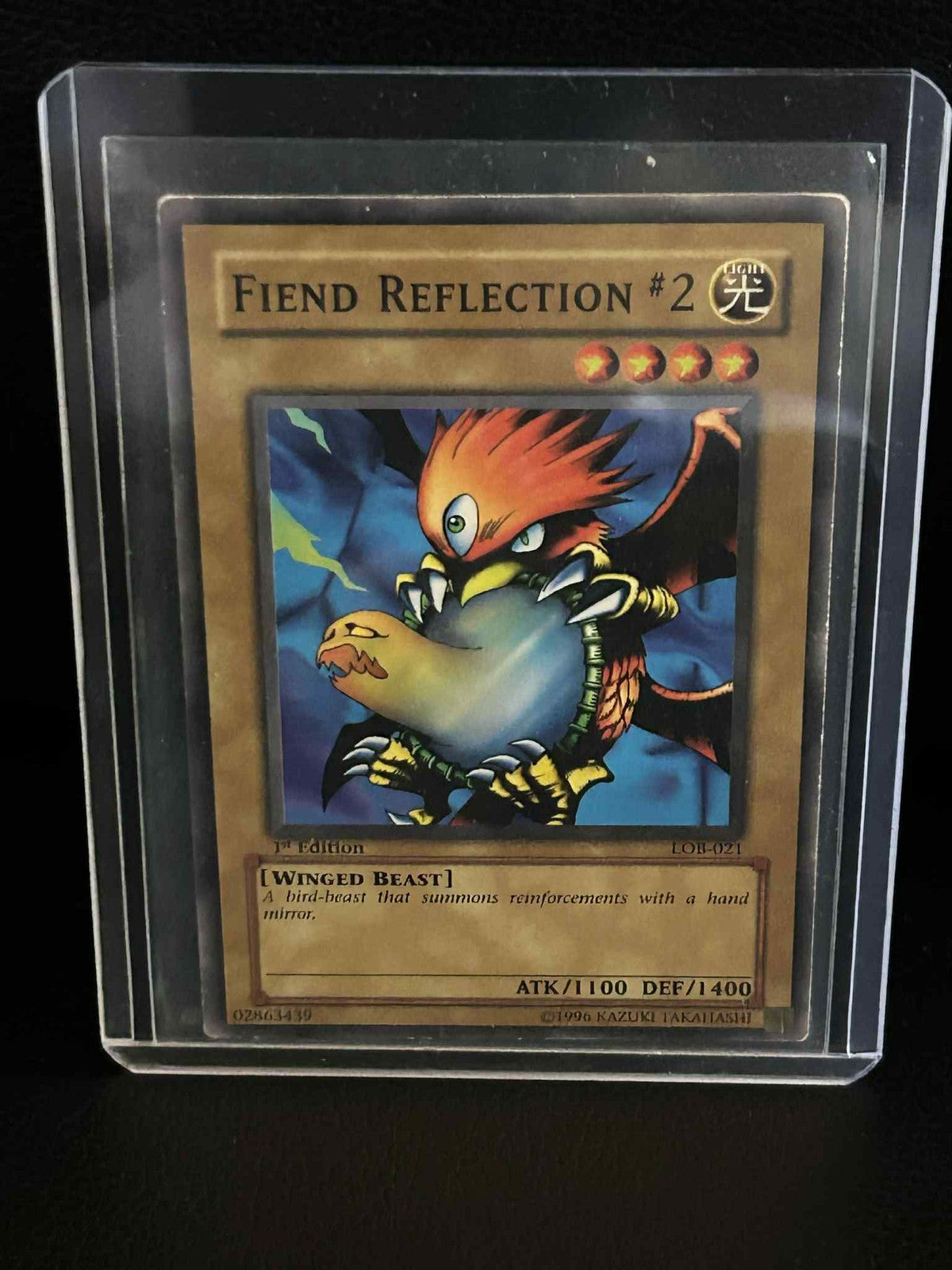 Fiend Reflection #2 - LOB-021 - Common - 1st Edition Legend of Blue Eyes White D