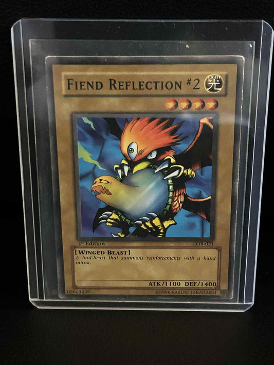 Fiend Reflection #2 - LOB-021 - Common - 1st Edition Legend of Blue Eyes White D