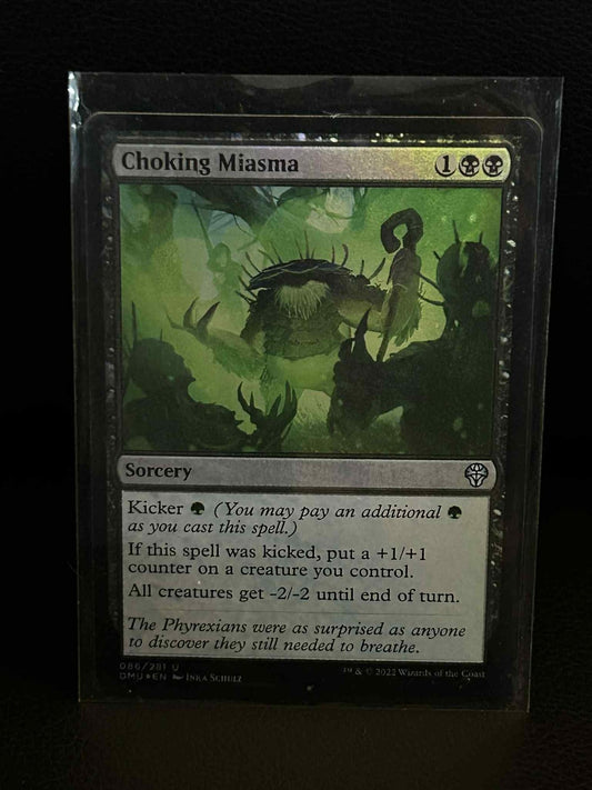 Choking Miasma - Foil Dominaria United Magic: The Gathering Lightly Played, Engl