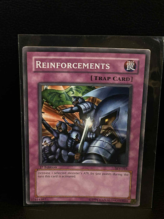 Reinforcements - SDJ-044 - Common - 1st Edition Starter Deck: Joey Yu-Gi-Oh! Hea