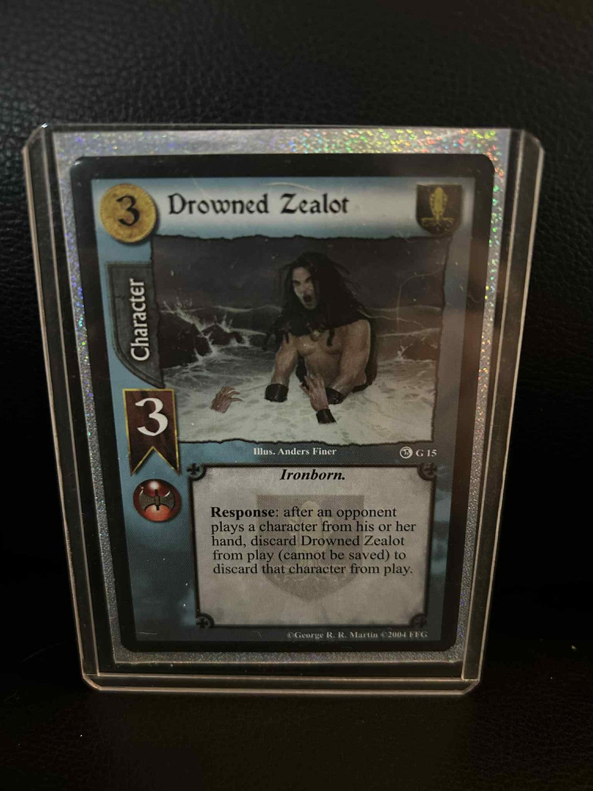 Drowned Zealot #G15 Ice & Fire Premium Starter A Game of Thrones Lightly Played