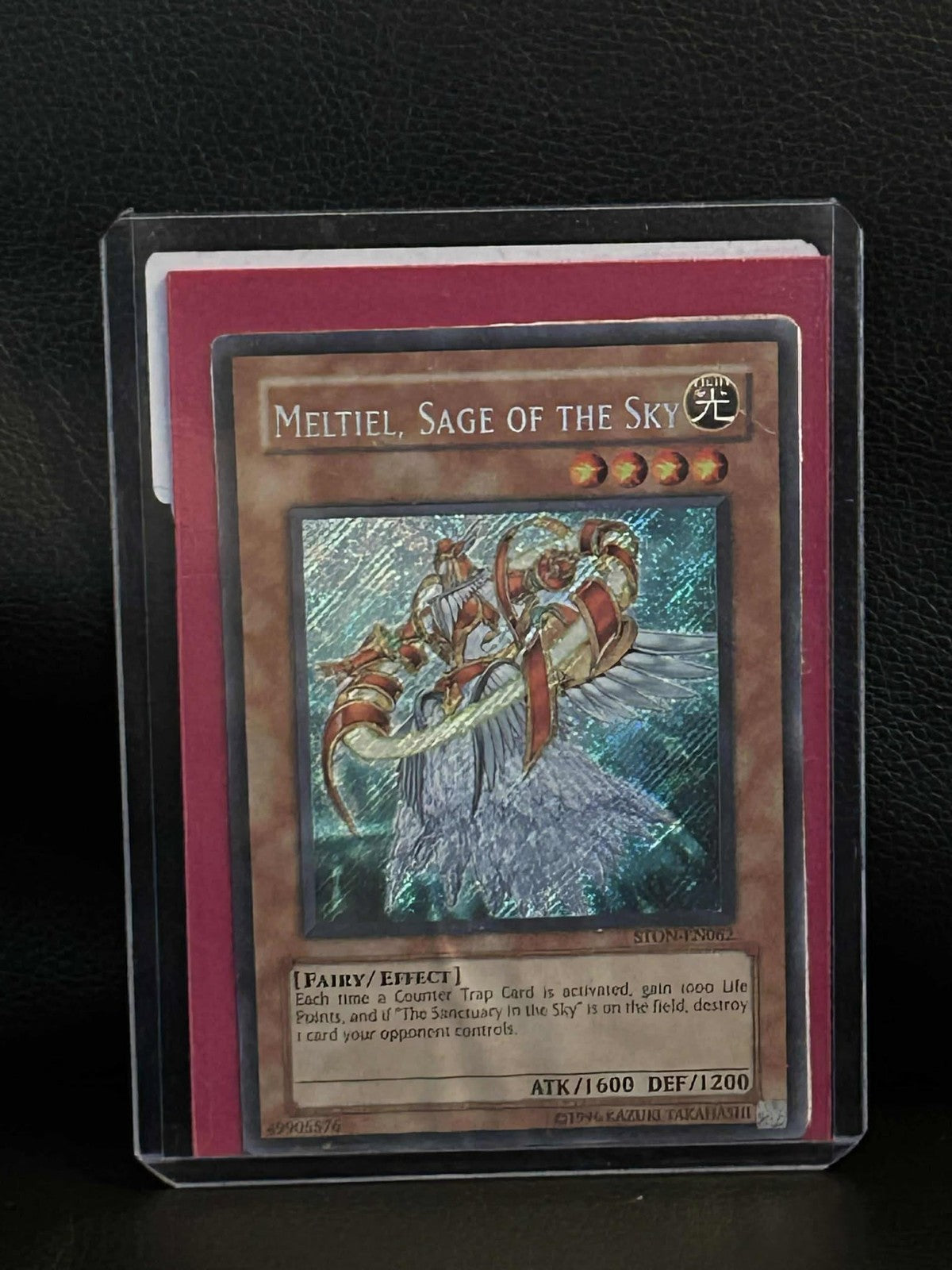 Meltiel, Sage of the Sky - STON-EN062 - Secret Rare - Unlimited Edition Strike o