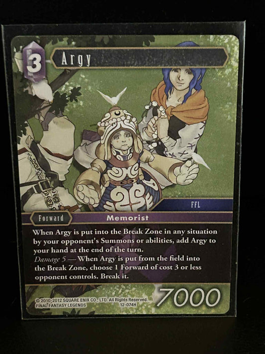 Argy - 12-074H Opus XII: Crystal Awakening Final Fantasy