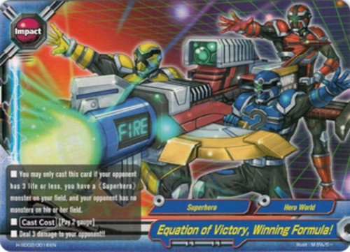 Equation of Victory, Winning Formula! - H-SD02/0016 - C H Trial Deck 2: Radiant