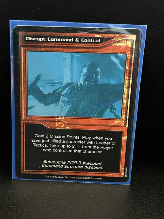 Disrupt Command & Control Base Set Terminator Light Play