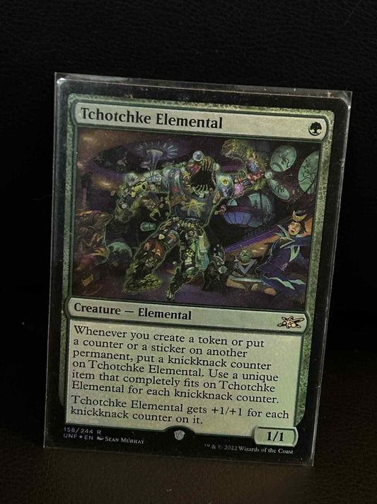 Tchotchke Elemental - Foil Unfinity Magic: The Gathering Lightly Played, English