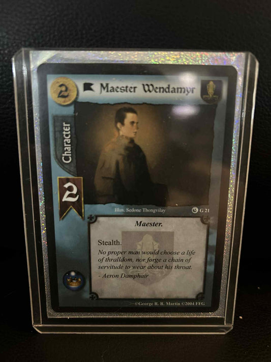 Maester Wendamyr #G21 Eis & Feuer Premium Starter Ein Spiel der Throne Leicht bespielt