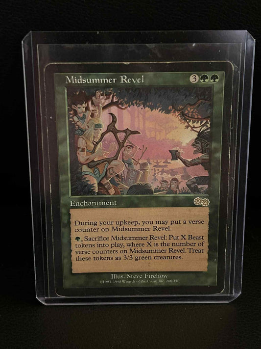 Midsummer Revel Urza's Saga Magic: the Gathering Moderately Played, English