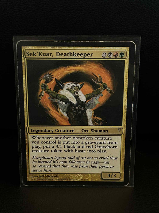 Sek'Kuar, Deathkeeper ColdSnap Magic: The Gathering Moderately Played, English