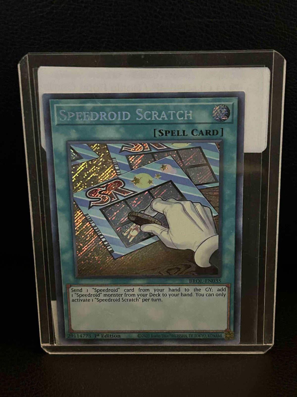 Speedroid Scratch - BROL-EN035 - Secret Rare - 1st Edition Brothers of Legend Yu