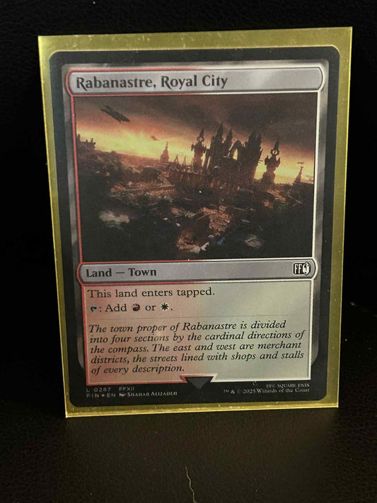 Rabanastre, Royal City - Foil Final Fantasy Magic: The Gathering