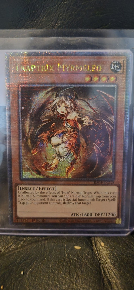 Traptrix Myrmeleo - RA04-EN210 - Quarter Century Secret Rare - 1st Edition Quart
