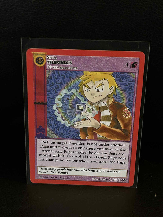 Telekinesis 124/159 - Second Edition Cryptid Nation: Second Edition MetaZoo