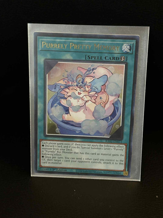 Purrely Pretty Memory - RA02-EN072 - Ultra Rare - 1st Edition 25th Anniversary R